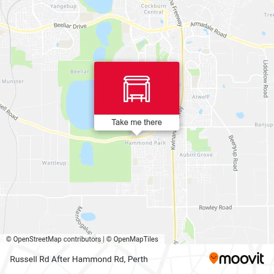 Mapa Russell Rd After Hammond Rd