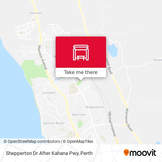 Shepperton Dr After Kahana Pwy map