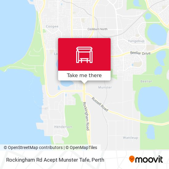 Mapa Rockingham Rd Acept Munster Tafe