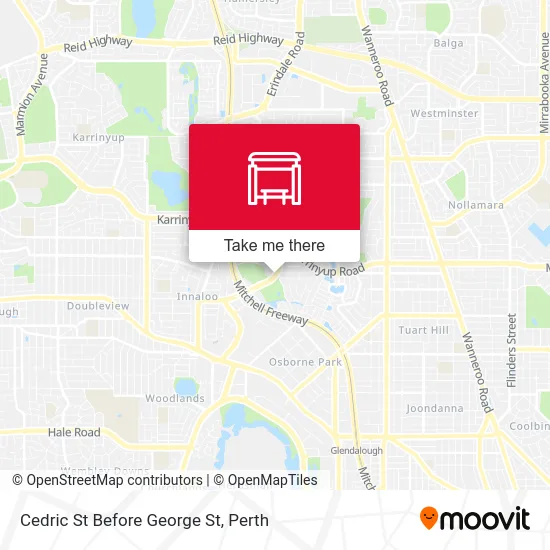 Mapa Cedric St Before George St