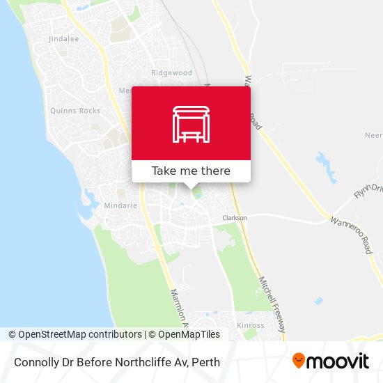 Connolly Dr Before Northcliffe Av map
