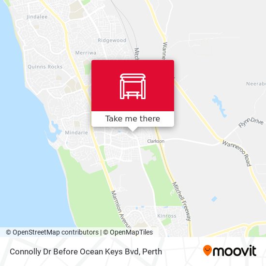 Connolly Dr Before Ocean Keys Bvd map
