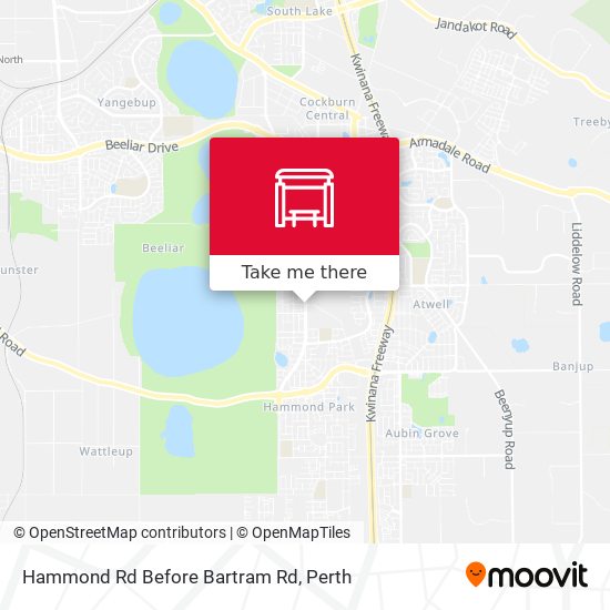 Hammond Rd Before Bartram Rd map