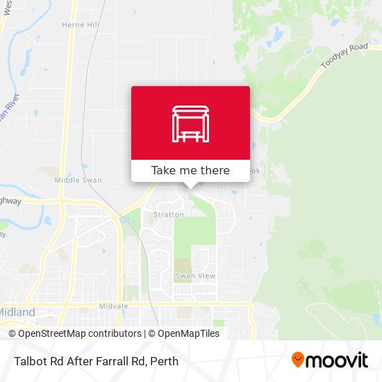 Talbot Rd After Farrall Rd map