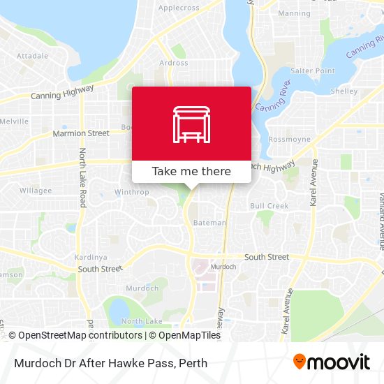 Murdoch Dr After Hawke Pass map