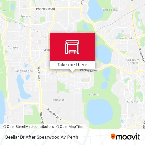 Beeliar Dr After Spearwood Av map