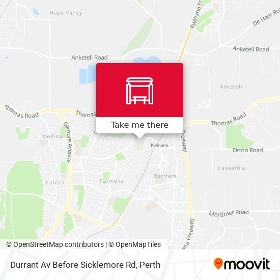 Durrant Av Before Sicklemore Rd map