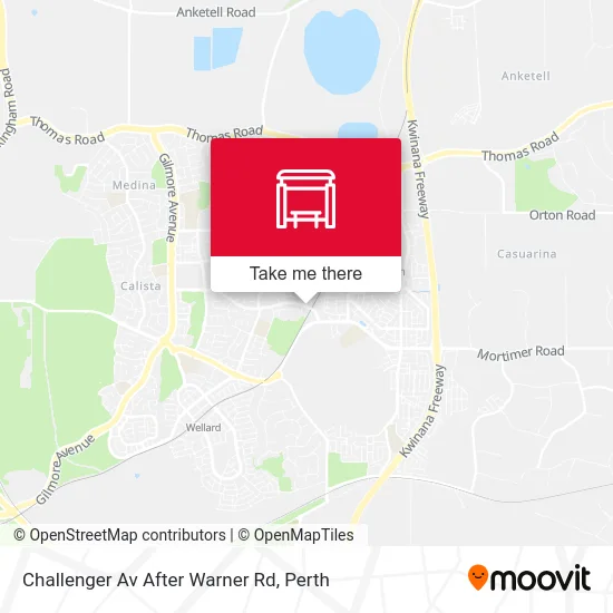 Mapa Challenger Av After Warner Rd