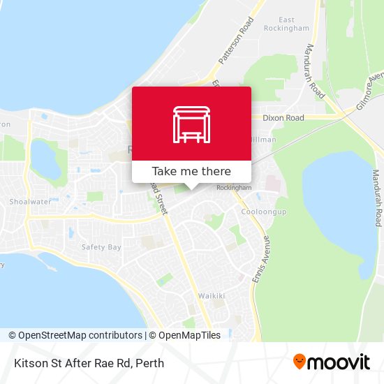 Kitson St After Rae Rd map