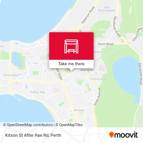 Mapa Kitson St After Rae Rd