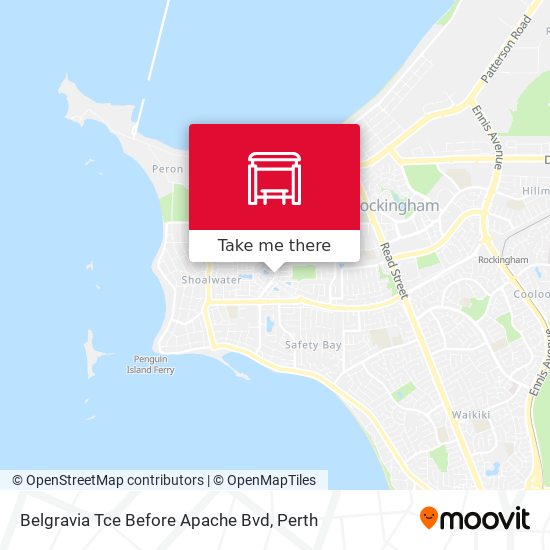 Belgravia Tce Before Apache Bvd map