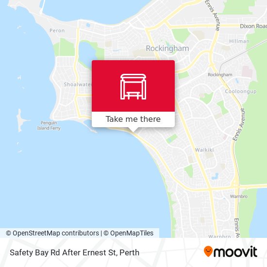 Mapa Safety Bay Rd After Ernest St