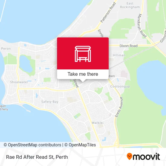 Mapa Rae Rd After Read St