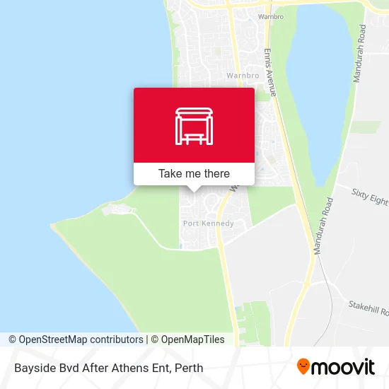 Mapa Bayside Bvd After Athens Ent