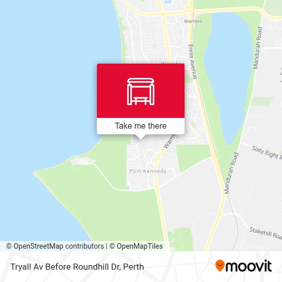 Mapa Tryall Av Before Roundhill Dr