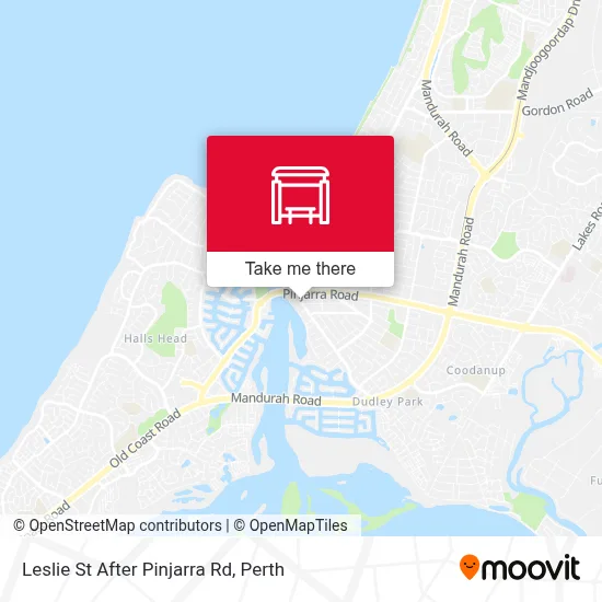 Mapa Leslie St After Pinjarra Rd