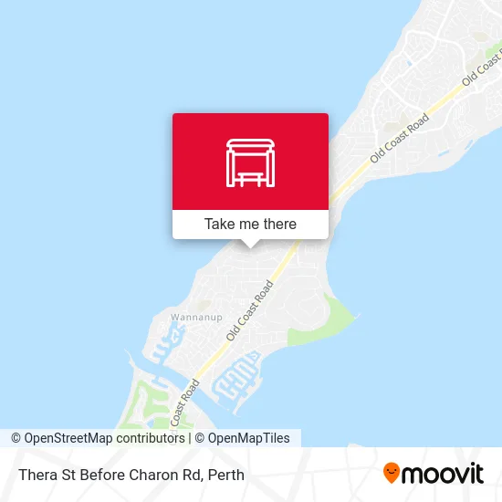 Mapa Thera St Before Charon Rd