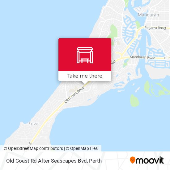 Old Coast Rd After Seascapes Bvd map