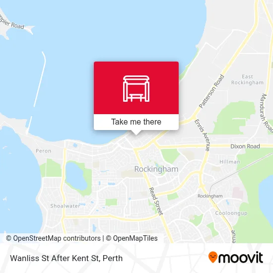 Mapa Wanliss St After Kent St