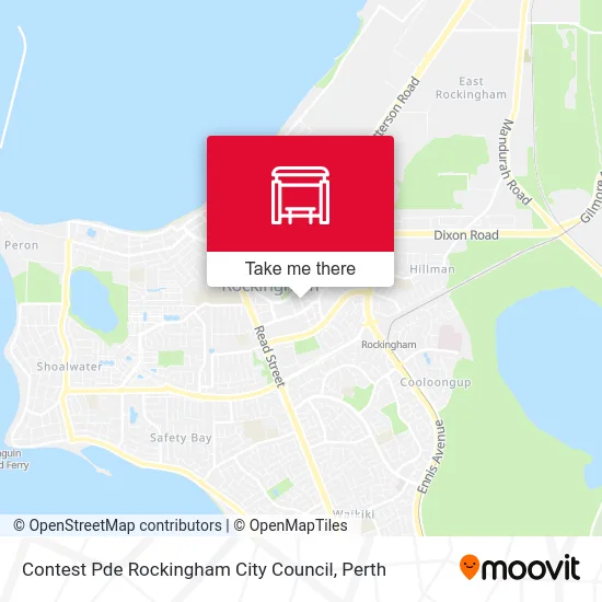 Mapa Contest Pde Rockingham City Council