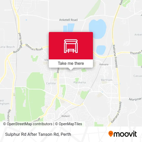 Mapa Sulphur Rd After Tanson Rd