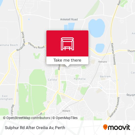 Sulphur Rd After Oreilia Av map