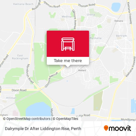 Dalrymple Dr After Liddington Rise map