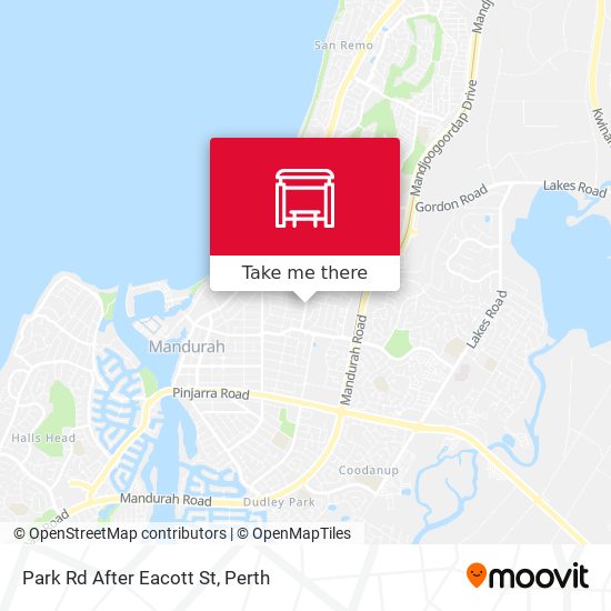 Park Rd After Eacott St map