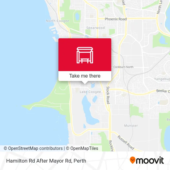 Mapa Hamilton Rd After Mayor Rd