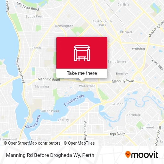 Mapa Manning Rd Before Drogheda Wy