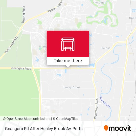 Gnangara Rd After Henley Brook Av map