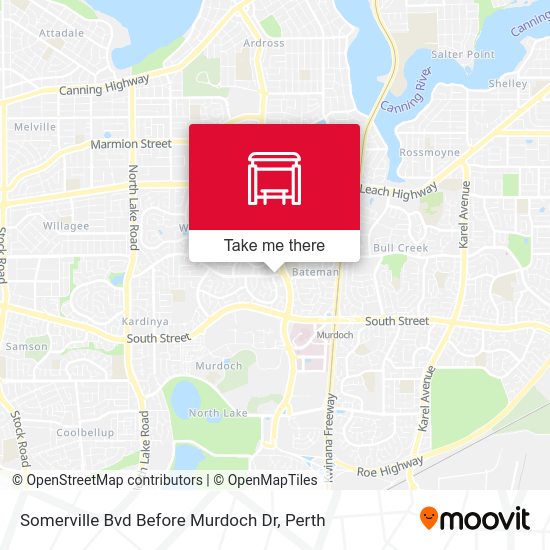 Somerville Bvd Before Murdoch Dr map