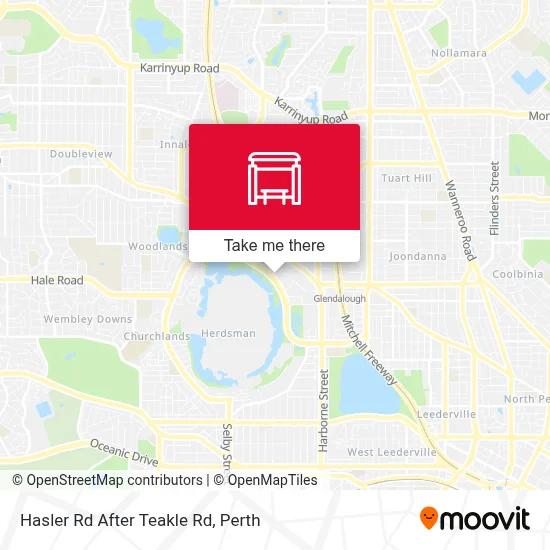 Mapa Hasler Rd After Teakle Rd