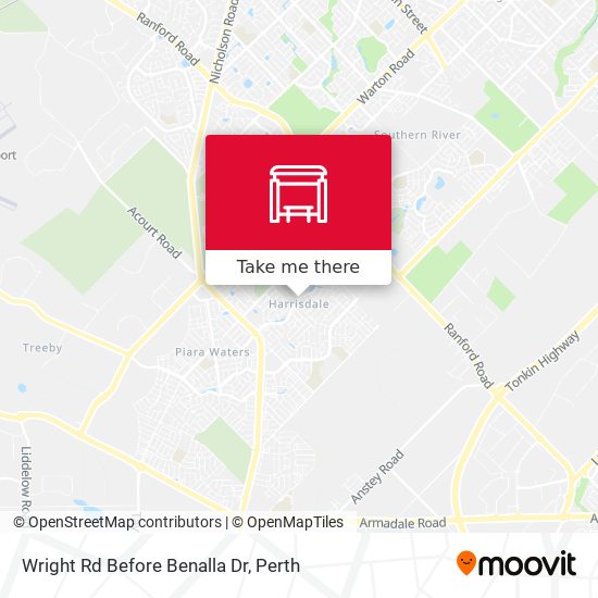 Wright Rd Before Benalla Dr map