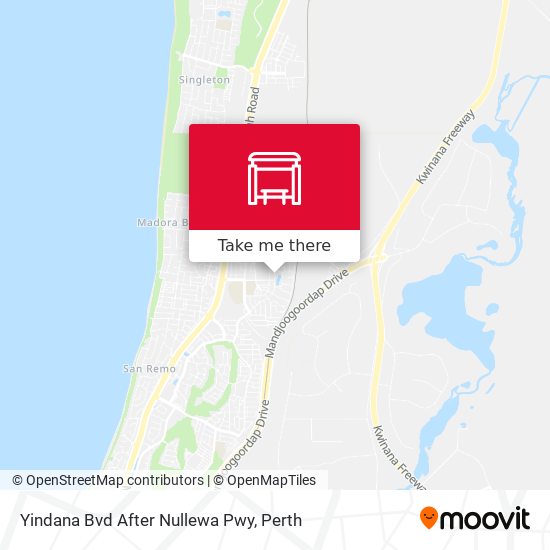 Yindana Bvd After Nullewa Pwy map