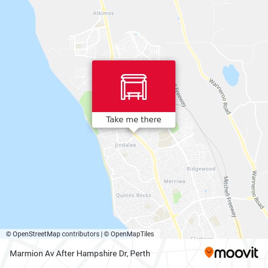 Marmion Av After Hampshire Dr map