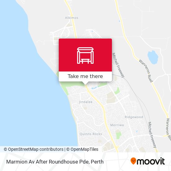 Marmion Av After Roundhouse Pde map