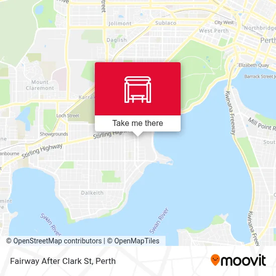 Mapa Fairway   After Clark St