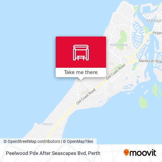 Peelwood Pde After Seascapes Bvd map