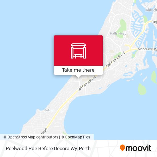 Peelwood Pde Before Decora Wy map