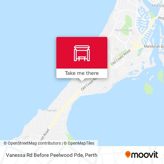 Vanessa Rd Before Peelwood Pde map