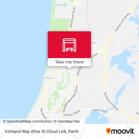Kirkland Way After St Cloud Link map