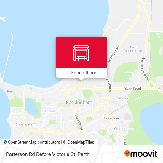 Mapa Patterson Rd Before Victoria St