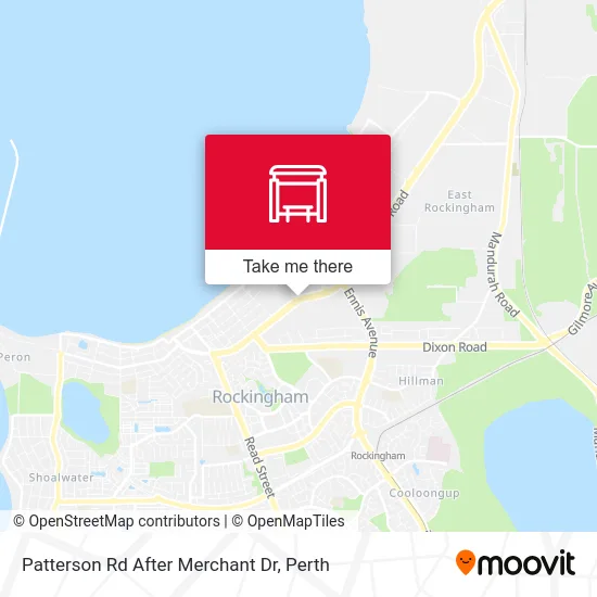 Mapa Patterson Rd After Merchant Dr