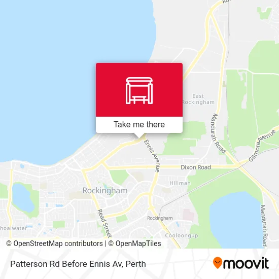 Mapa Patterson Rd Before Ennis Av