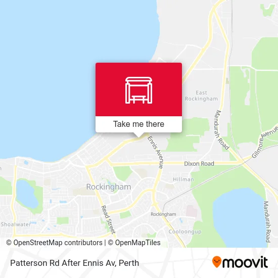 Mapa Patterson Rd After Ennis Av