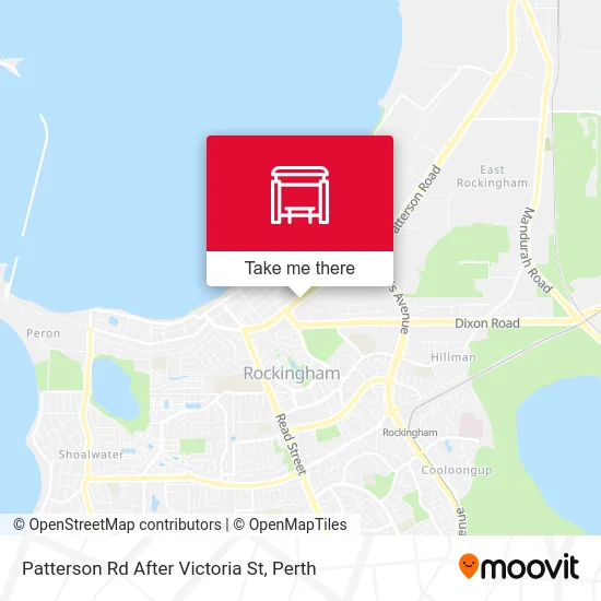 Mapa Patterson Rd After Victoria St