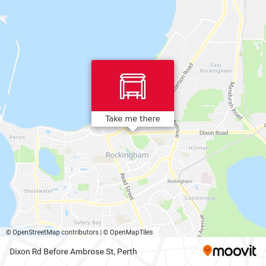 Dixon Rd Before Ambrose St map