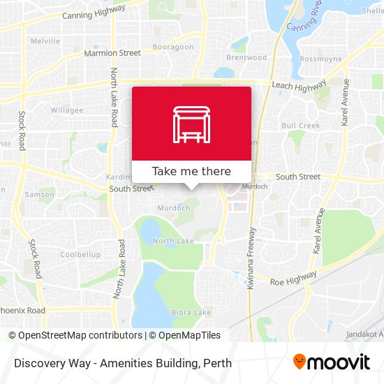 Mapa Discovery Way - Amenities Building