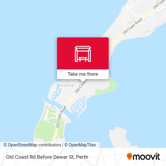 Mapa Old Coast Rd Before Dewar St